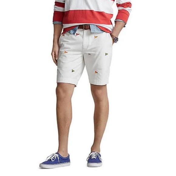 Polo Ralph Lauren
Classic-Fit Stretch Embroidered 9.25" Inseam Shorts - Picture 1 of 6